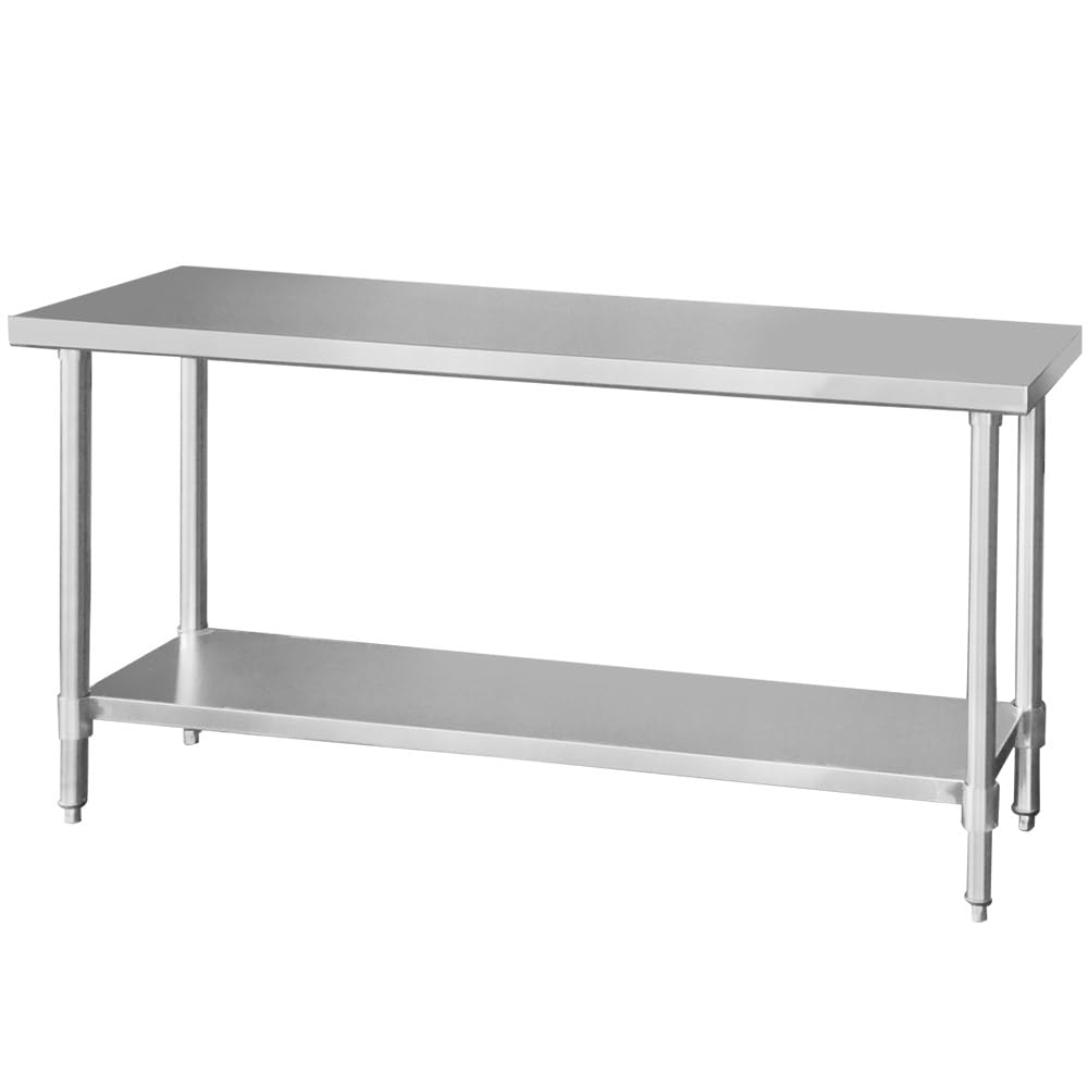 Amazon.co.jp: ステンレス 作業台 業務用 調理台 厨房 1500×450×850 板